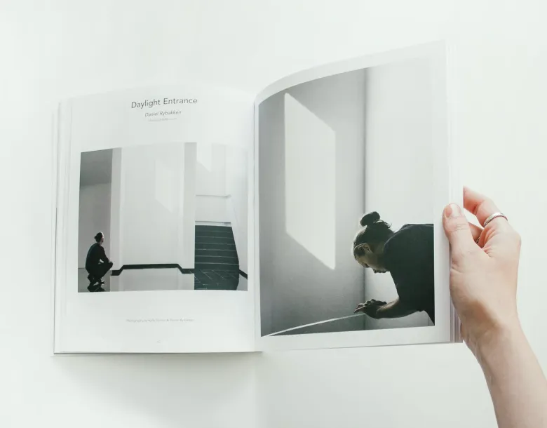 Livre photo préparé pour l'impression